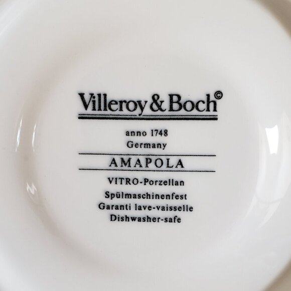 Villeroy & Boch Amapola Flat Cup and Saucer Set - Picture 6 of 8